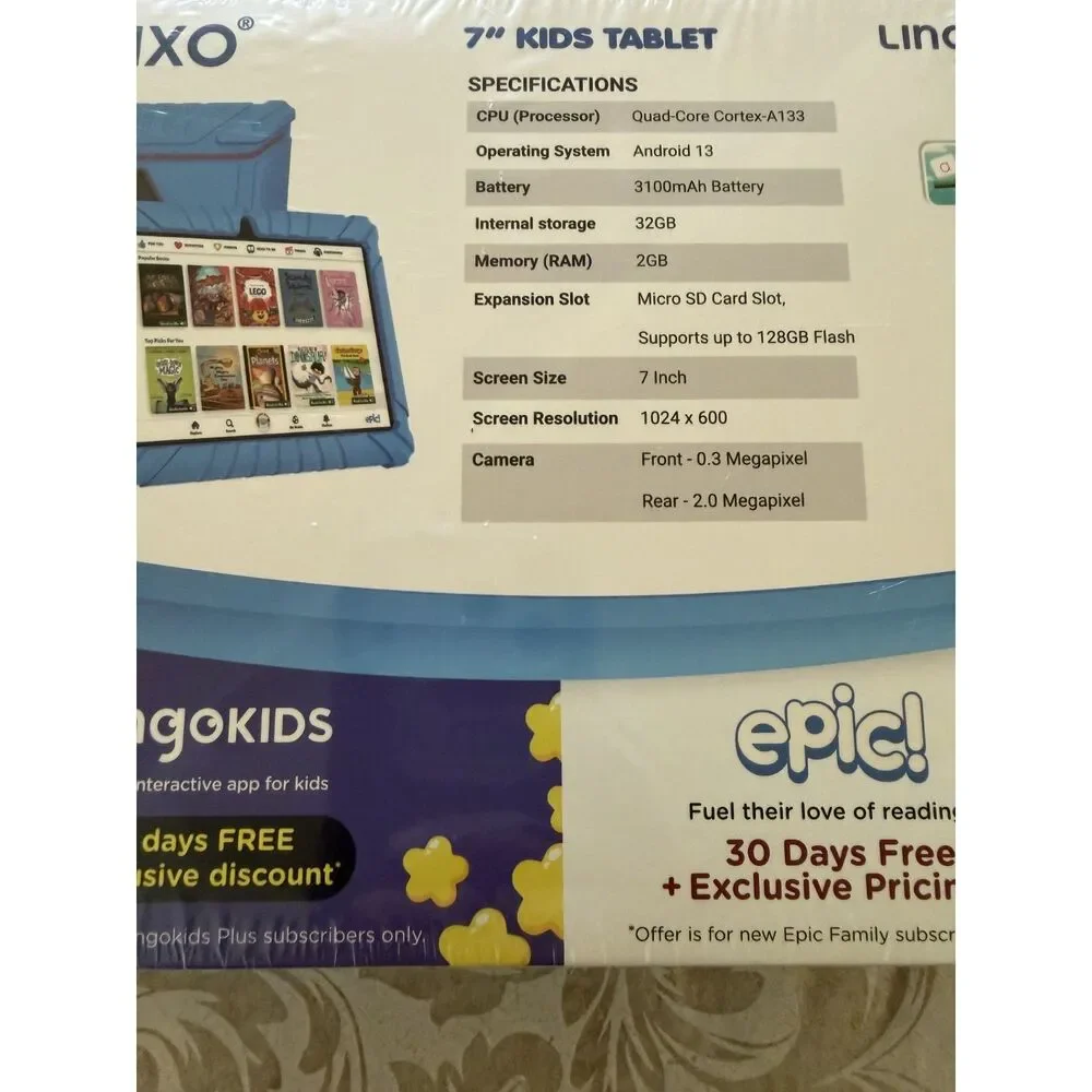 NWT LingoKids Contixo 7